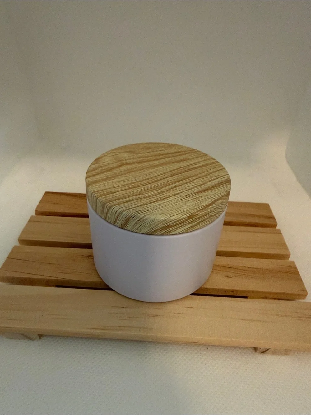 Vanilla Gift Set - White and Wood Home Accent